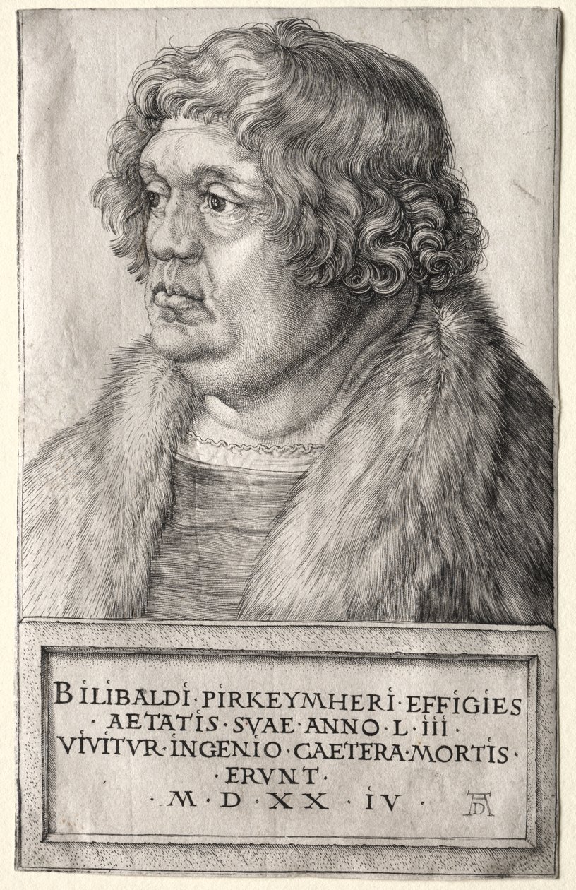 Willibald Pirkheimer autorstwa Albrecht Dürer