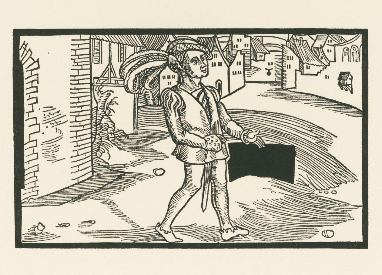 Aeschinus, ok. 1492-93 (drzeworyt) autorstwa Albrecht Dürer or Duerer