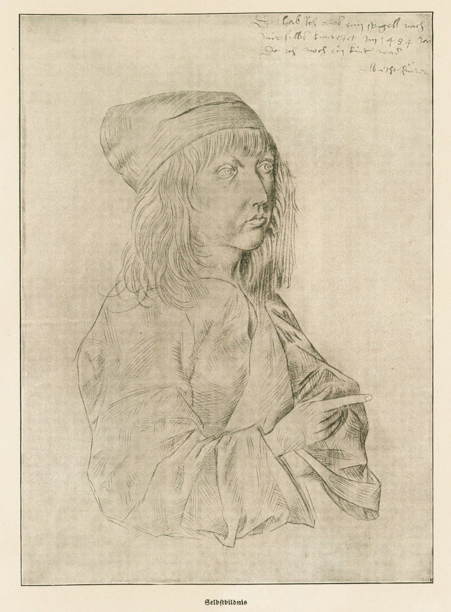 Albrecht Duerer - Autoportret w wieku trzynastu lat autorstwa Albrecht Dürer or Duerer