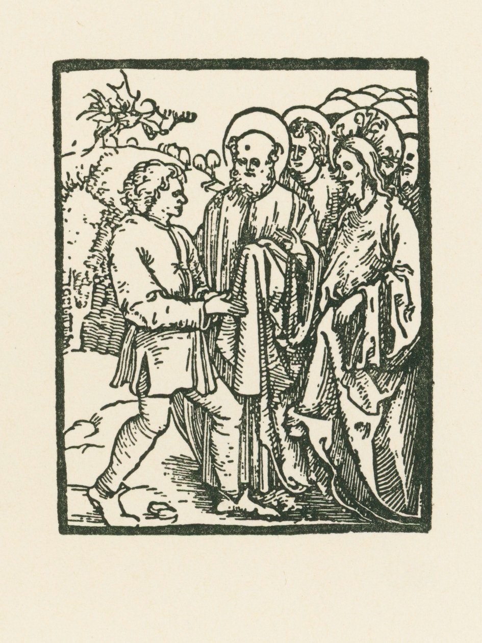Chrystus uzdrawiający kogoś opętanego przez diabła autorstwa Albrecht Dürer or Duerer