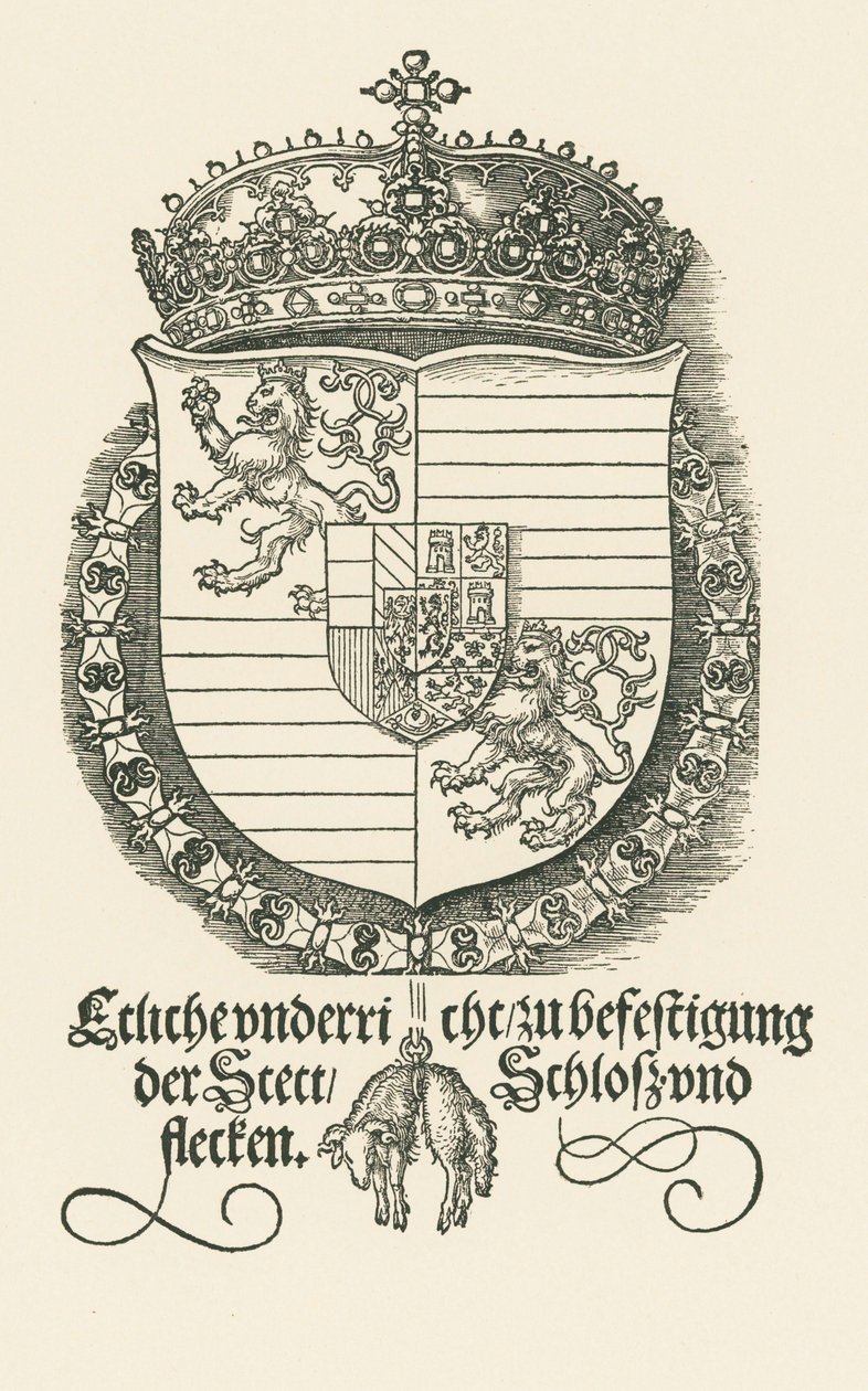 Herb Ferdynanda I, króla Czech i Węgier autorstwa Albrecht Dürer or Duerer