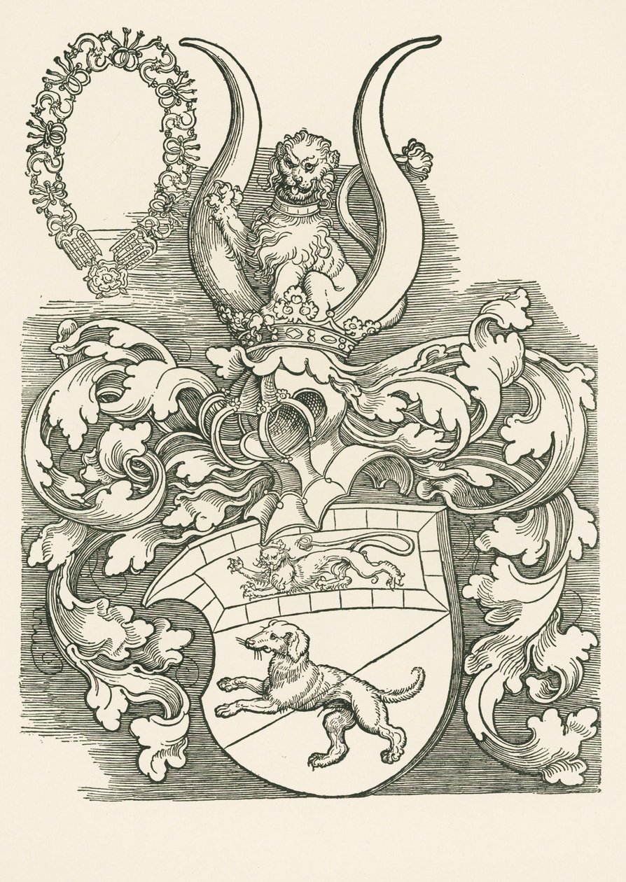 Herb Lorenza Staibera autorstwa Albrecht Dürer or Duerer