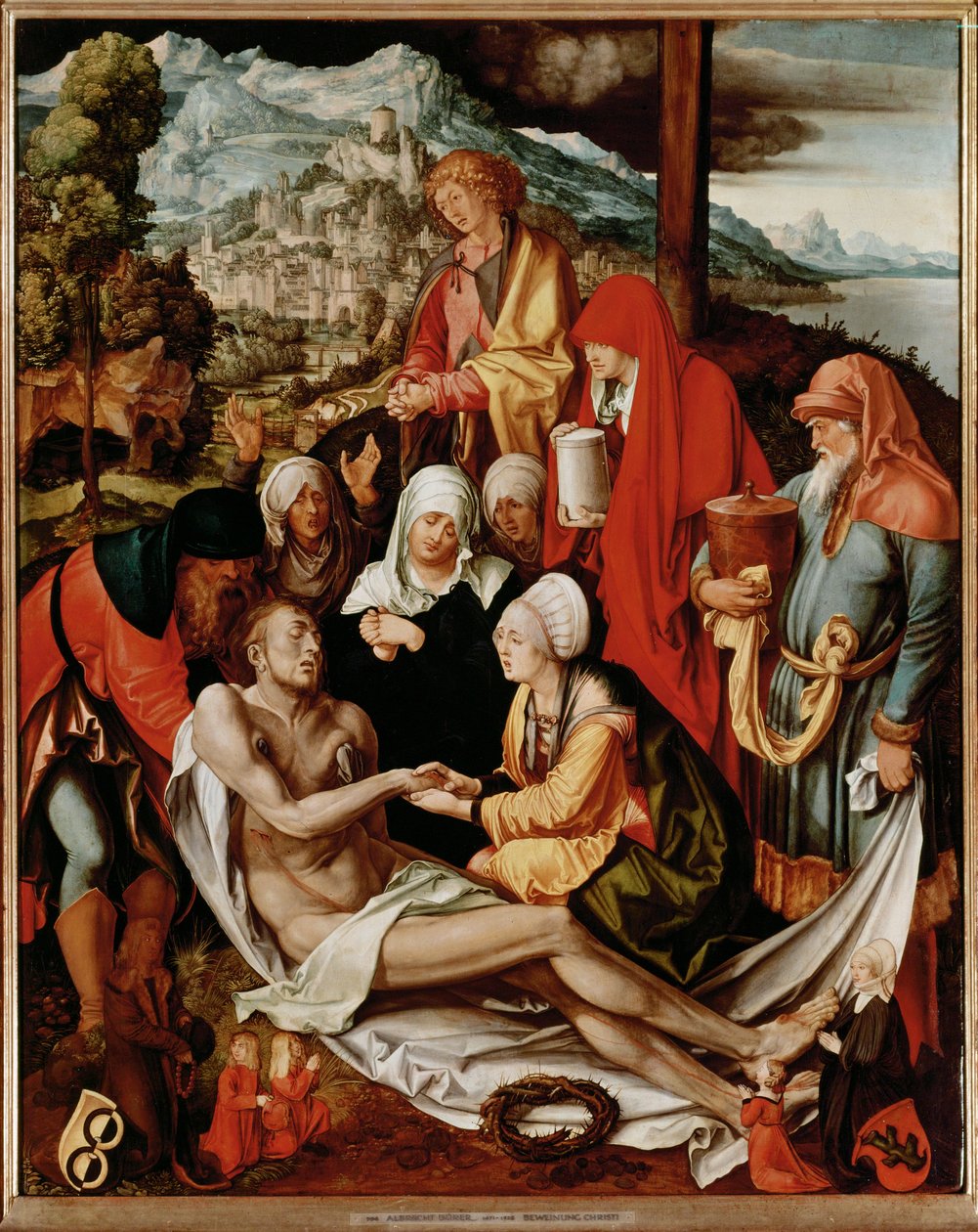 Deploracja (obraz na płótnie) autorstwa Albrecht Dürer or Duerer