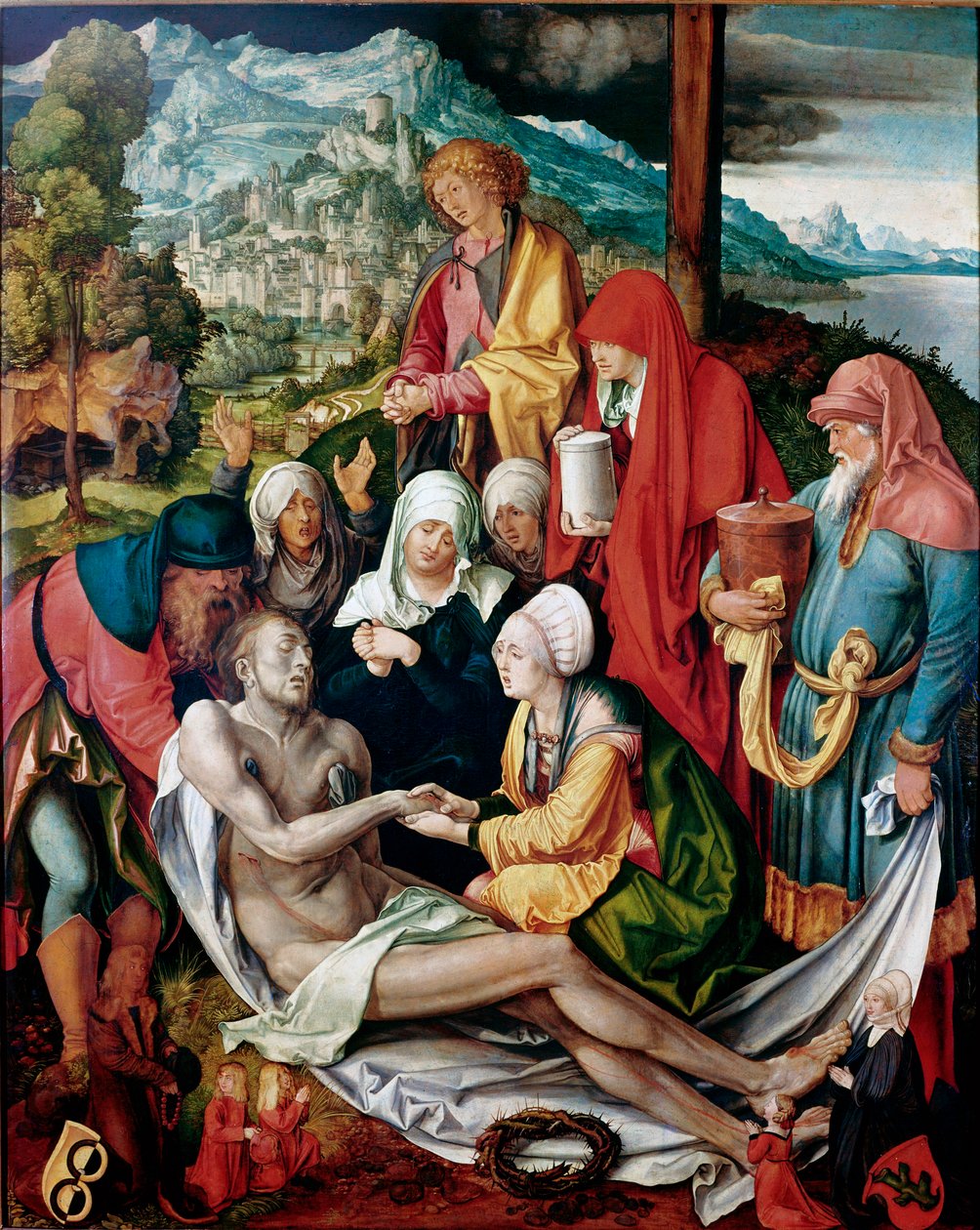 Osadzanie Obraz Albrechta Durera (1471-1528) 1500 ok. Ciemny. 151x121 cm Monachium, Stara Pinakoteka autorstwa Albrecht Dürer