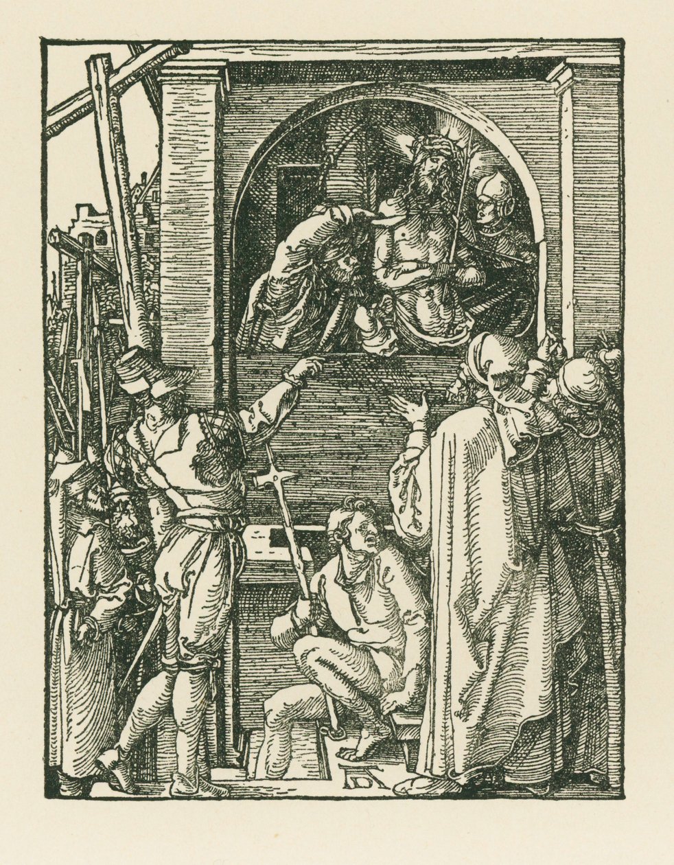Ecce Homo, ok. 1509 (drzeworyt) autorstwa Albrecht Dürer or Duerer