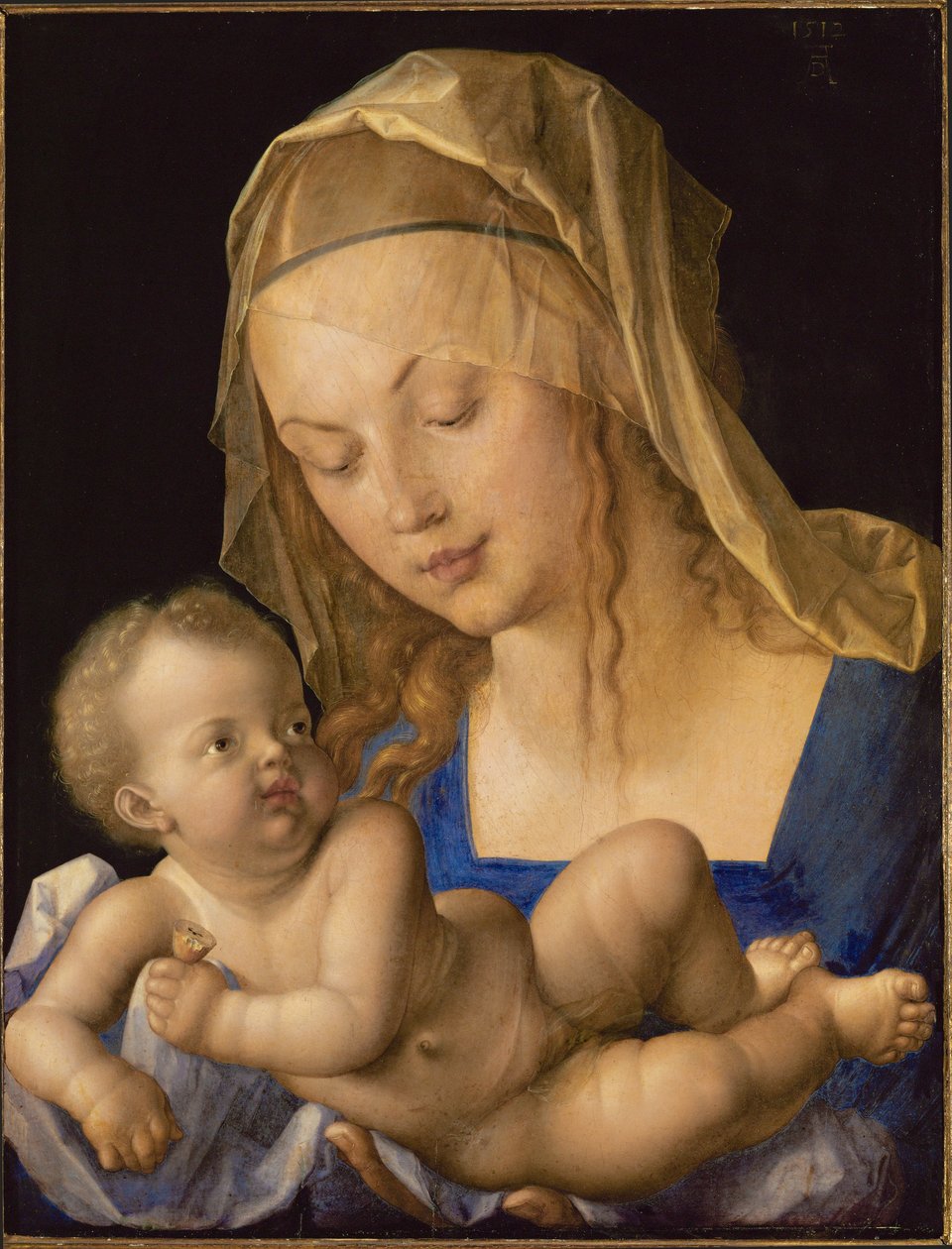 Madonna z gruszką autorstwa Albrecht Dürer or Duerer