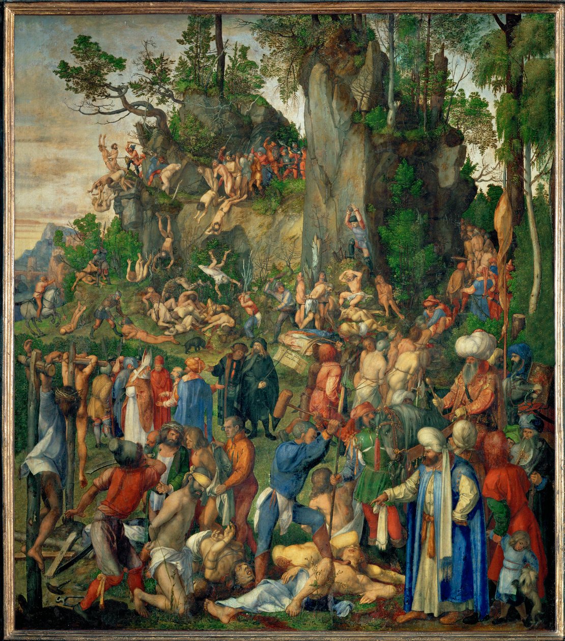 Męczeństwo dziesięciu tysięcy chrześcijan autorstwa Albrecht Dürer or Duerer