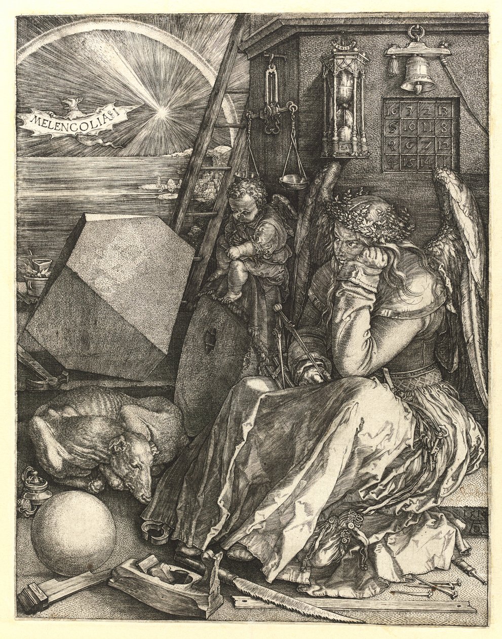 Melencolia I autorstwa Albrecht Dürer