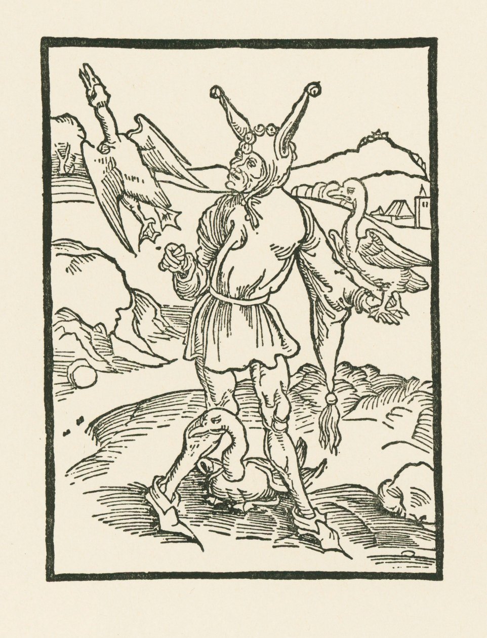 Narr hur as vern autorstwa Albrecht Dürer or Duerer