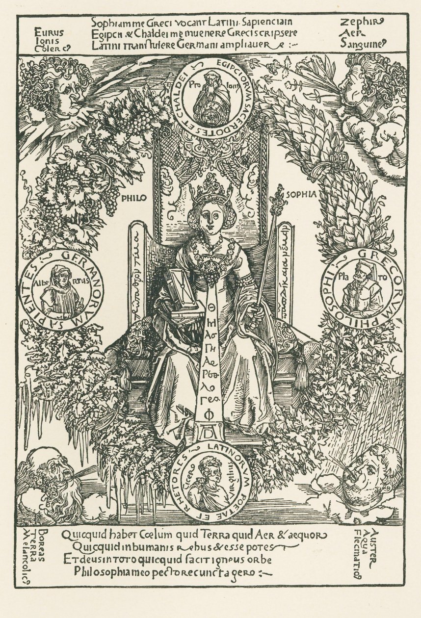 Filozofia autorstwa Albrecht Dürer or Duerer