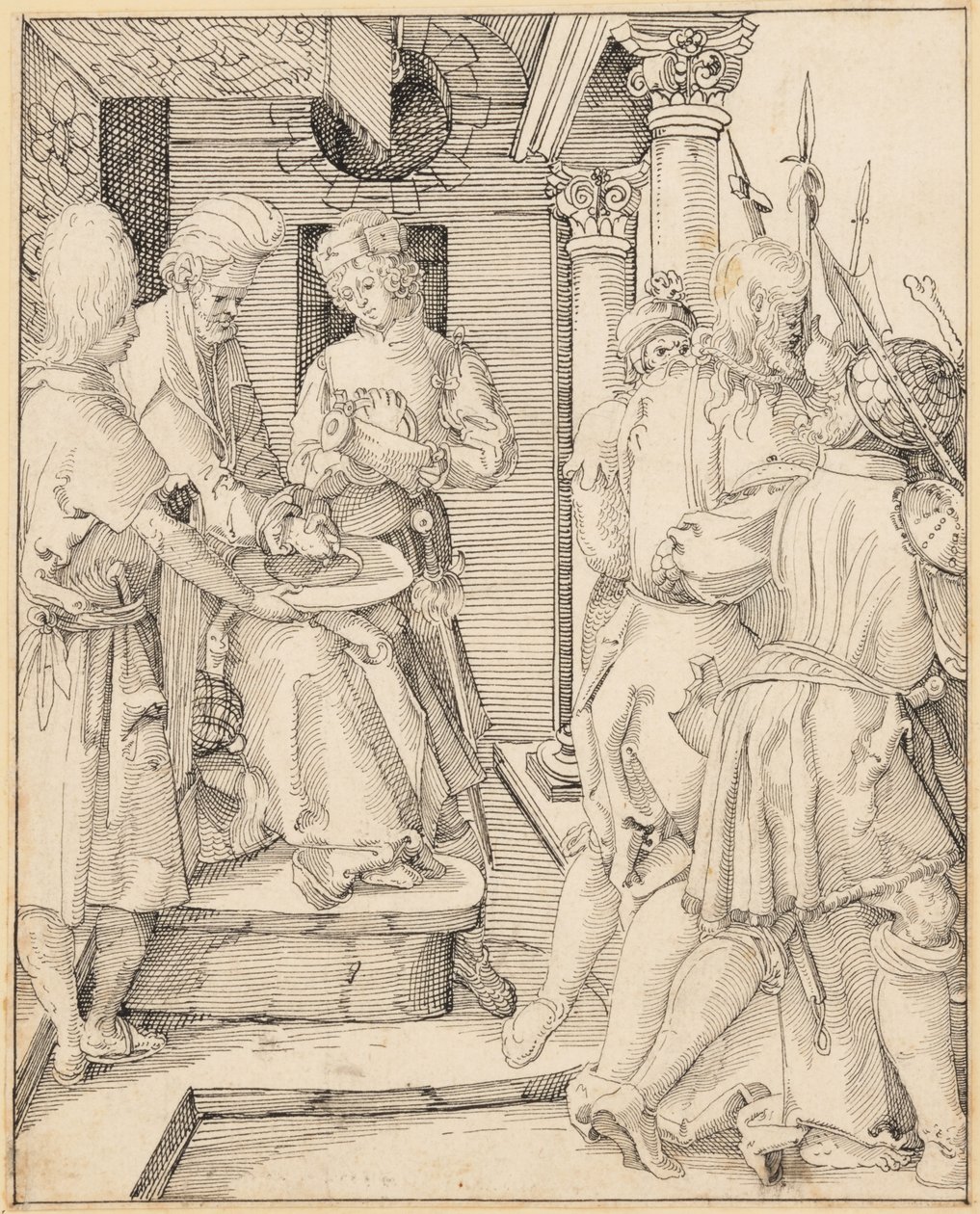 Piłat umywa ręce autorstwa Albrecht Dürer