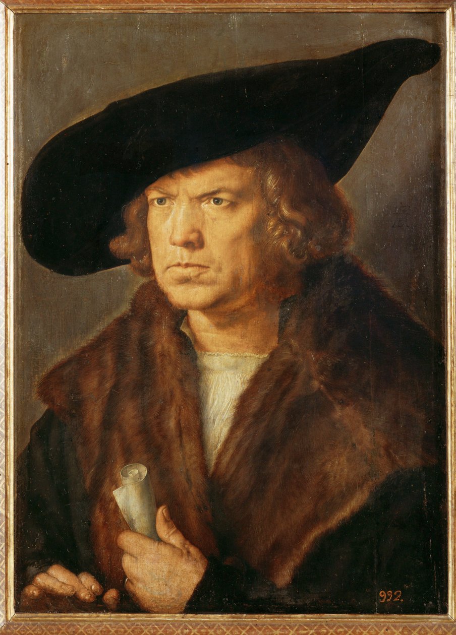 Portret nieznanego mężczyzny autorstwa Albrecht Dürer or Duerer