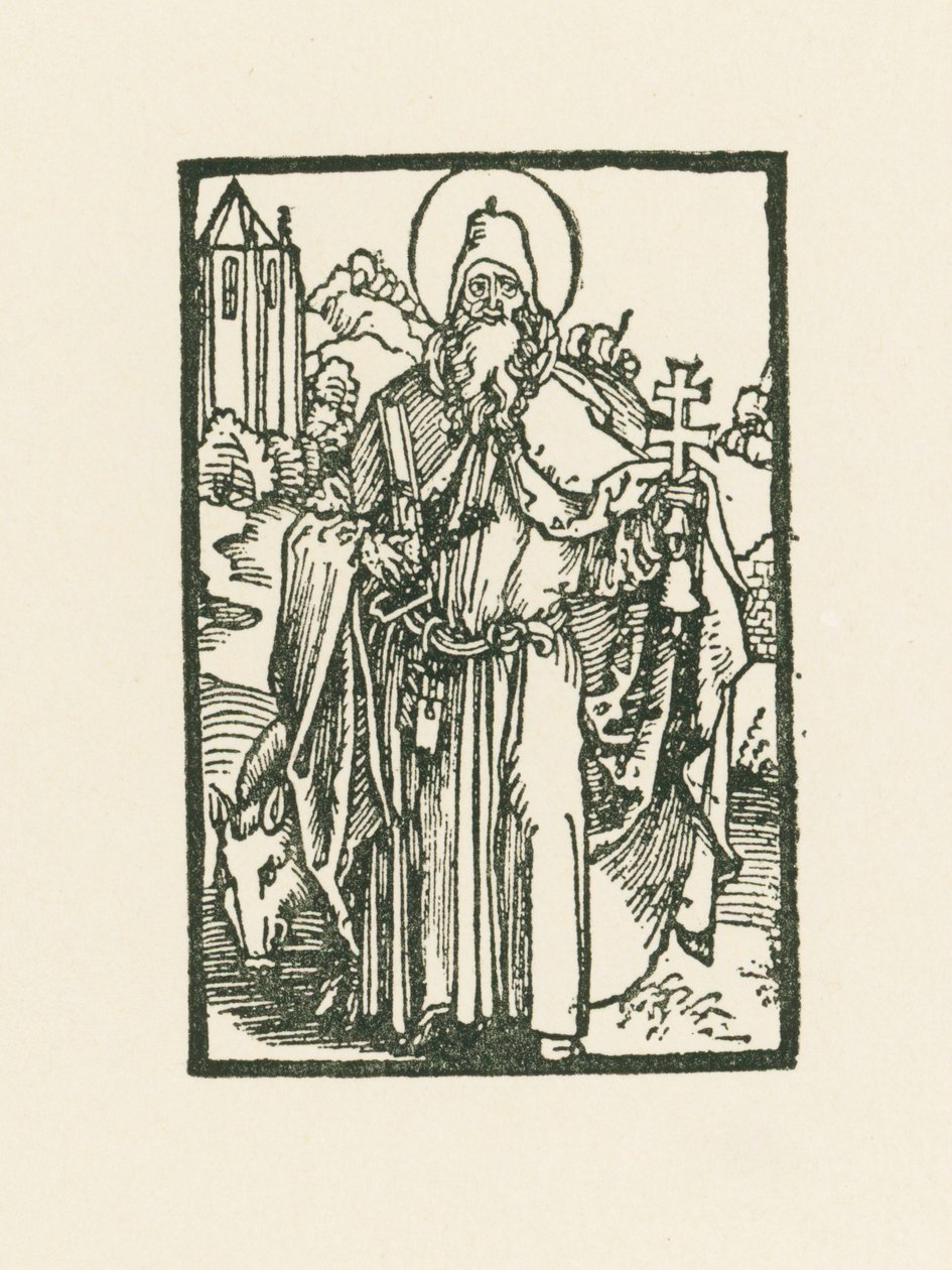 Święty Antoni Wielki autorstwa Albrecht Dürer or Duerer