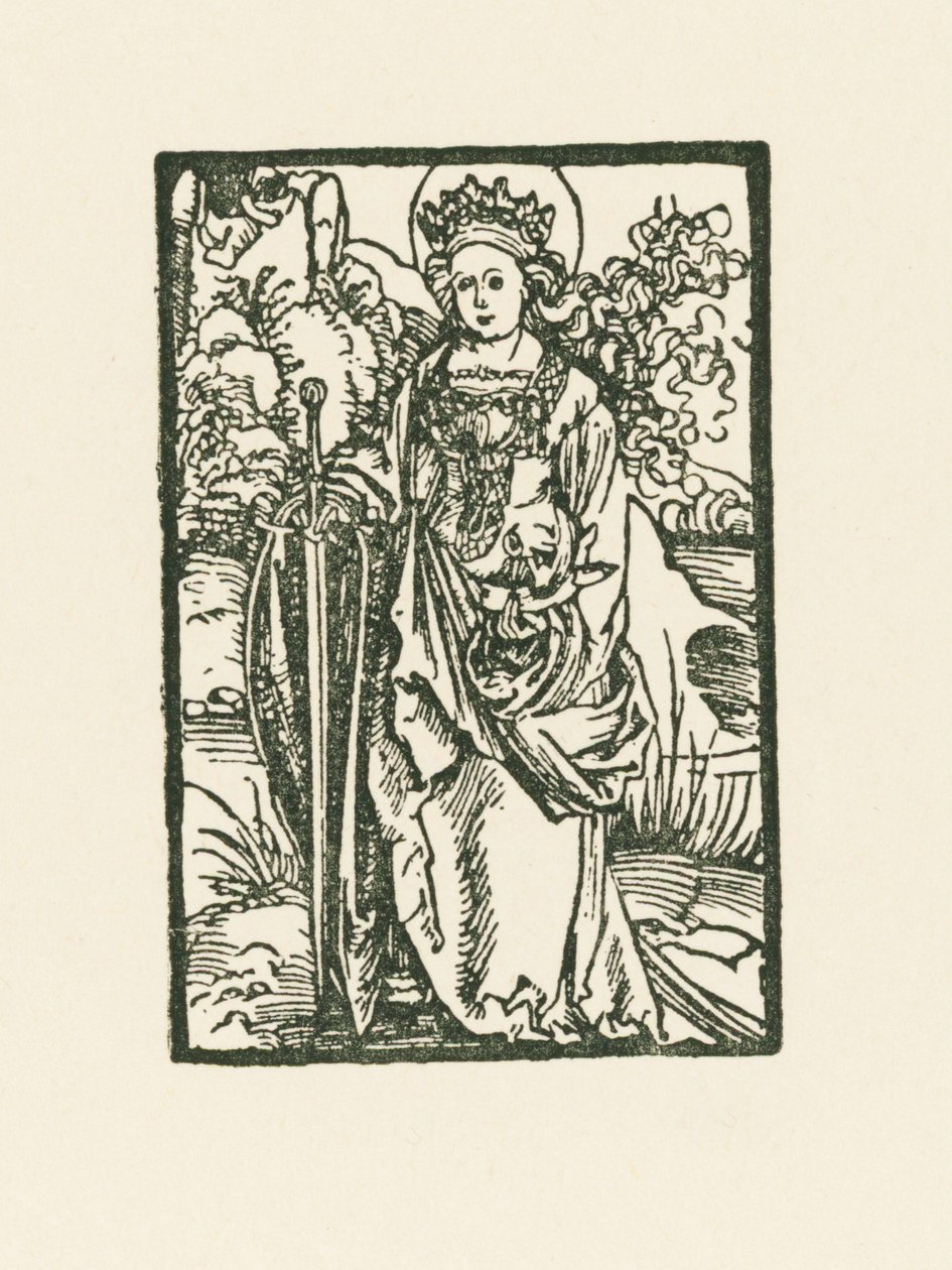 Święta Katarzyna autorstwa Albrecht Dürer or Duerer