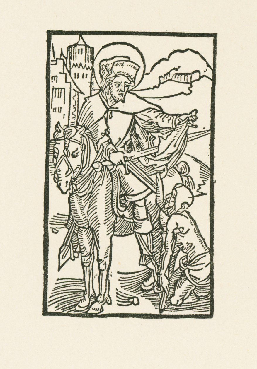 Święty Marcin z Tours autorstwa Albrecht Dürer or Duerer