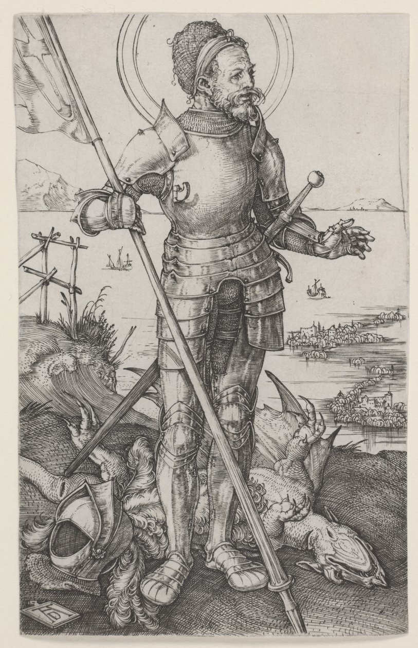 Św. Jerzy na piechotę autorstwa Albrecht Dürer