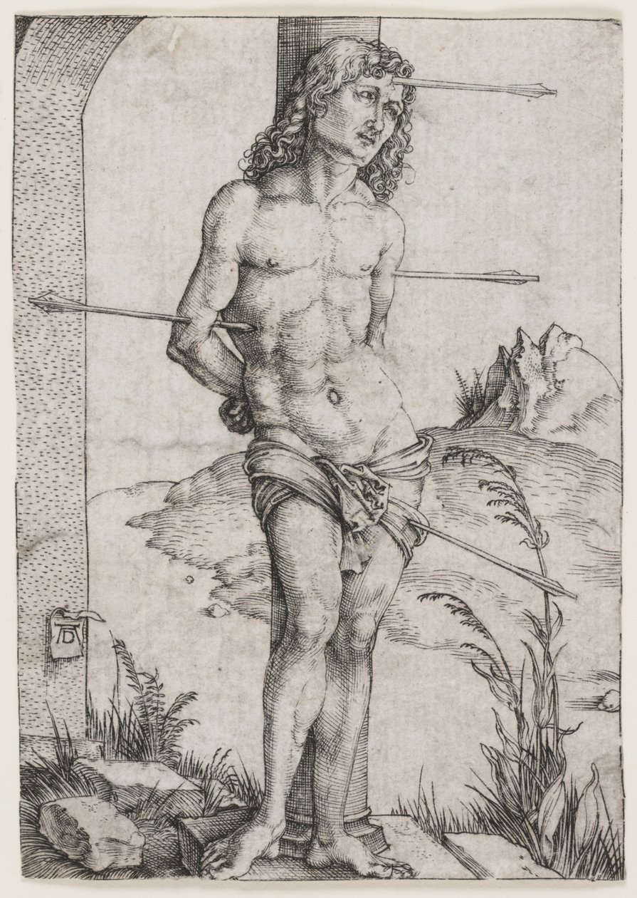 Św. Sebastian w Kolumnie autorstwa Albrecht Dürer