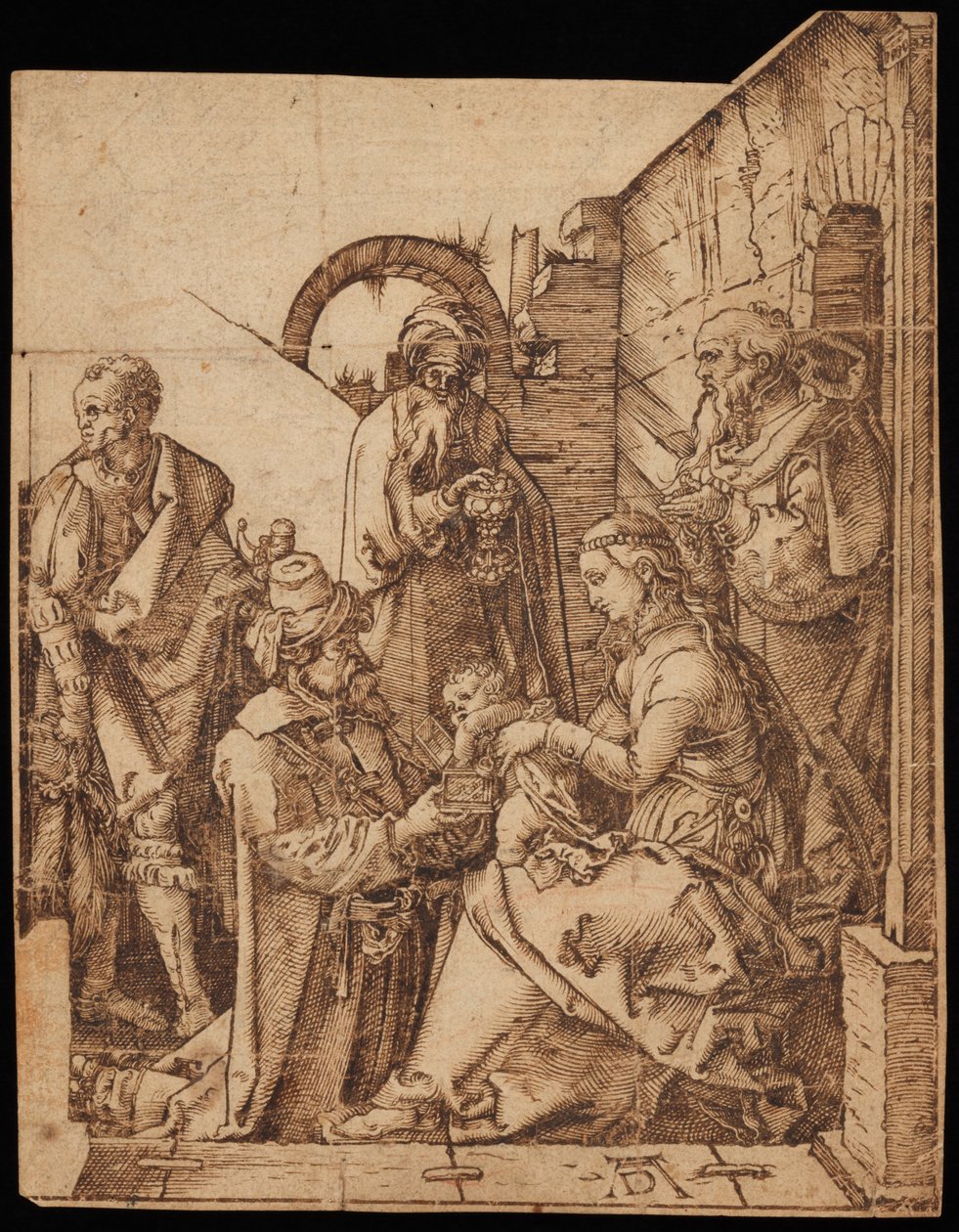 Pokłon Trzech Króli autorstwa Albrecht Dürer