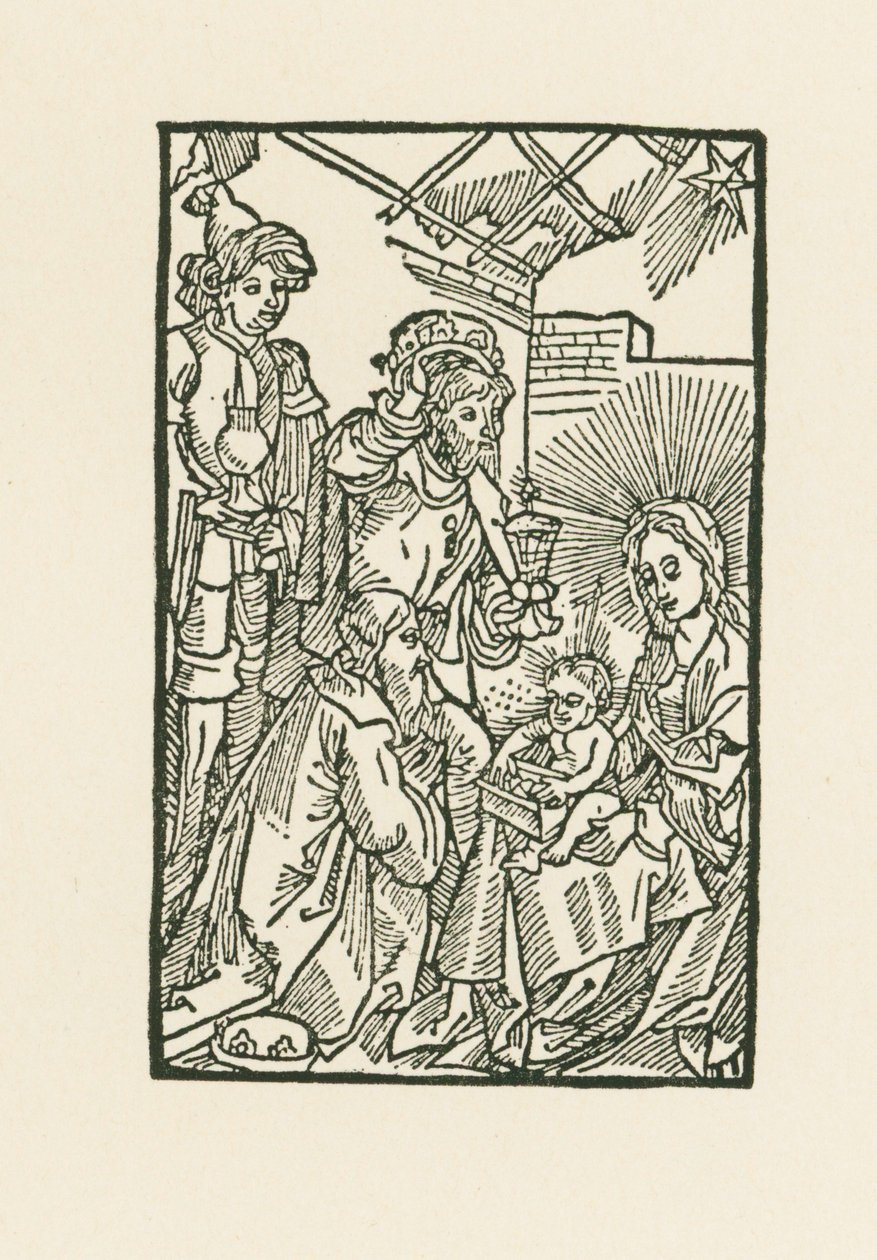 Adoracja Trzech Króli autorstwa Albrecht Dürer or Duerer