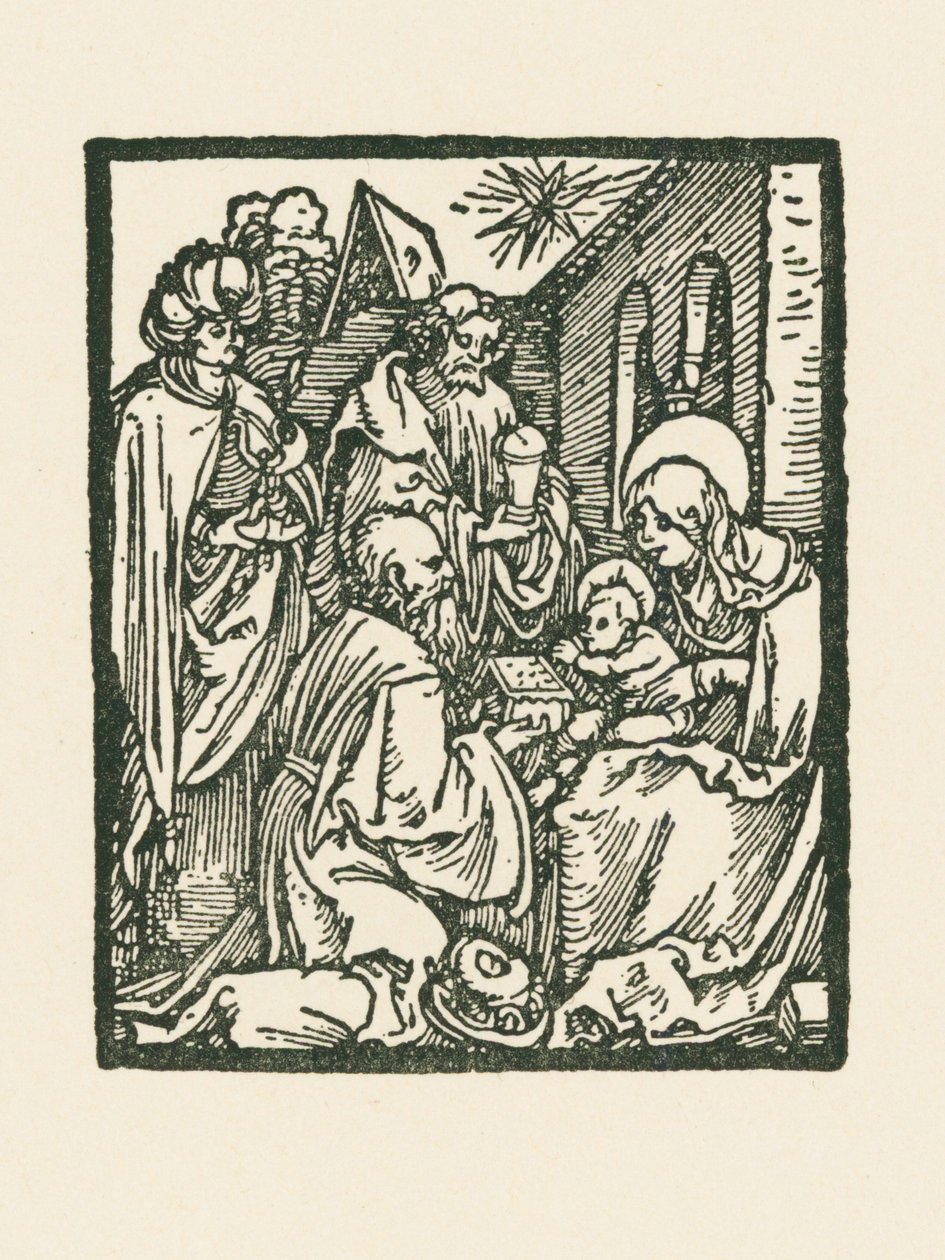 Adoracja Trzech Króli autorstwa Albrecht Dürer or Duerer