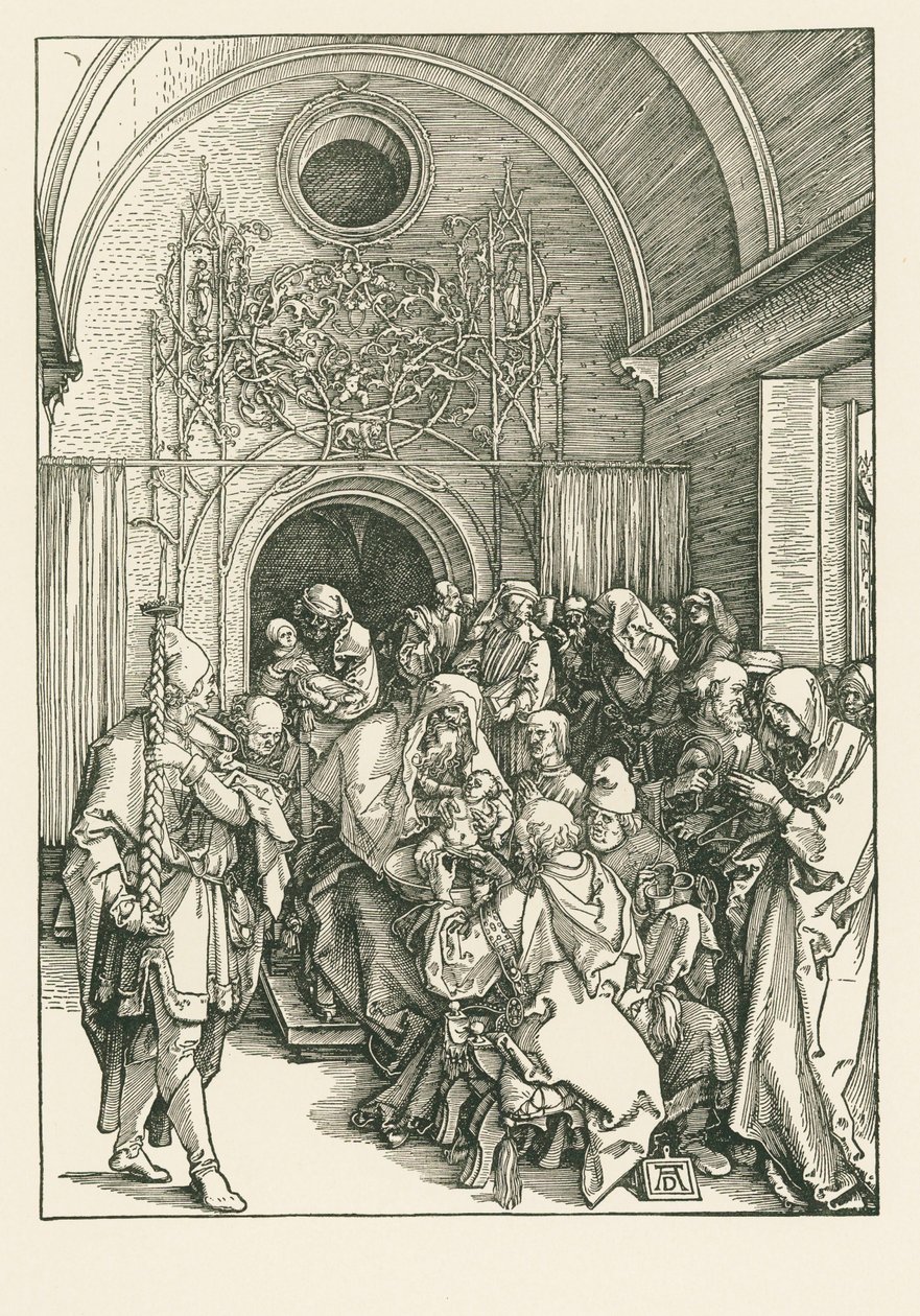 Obrzezanie Chrystusa, ok. 1504 (drzeworyt) autorstwa Albrecht Dürer or Duerer