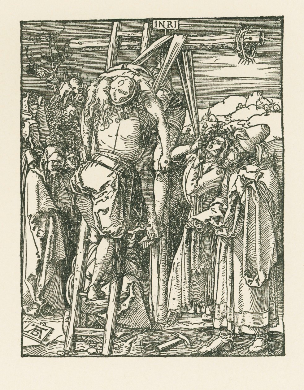 Zejście z krzyża, ok. 1509-10 (drzeworyt) autorstwa Albrecht Dürer or Duerer