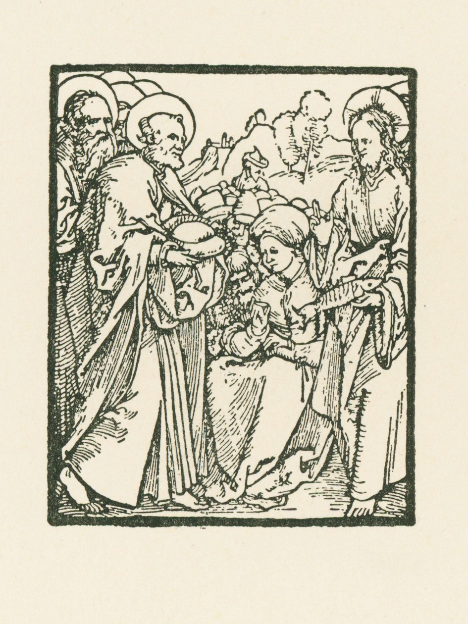 Nakarmienie pięciu tysięcy osób autorstwa Albrecht Dürer or Duerer