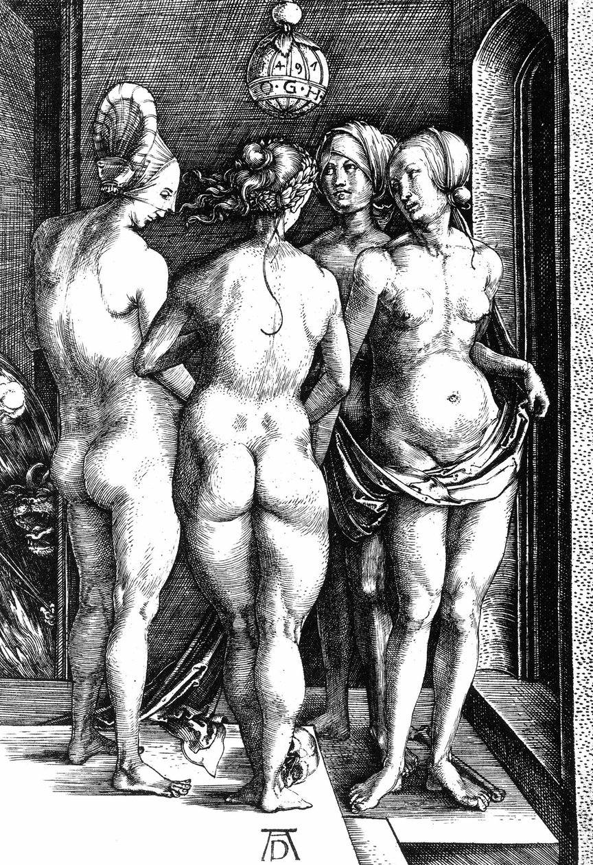 Cztery czarownice autorstwa Albrecht Dürer or Duerer
