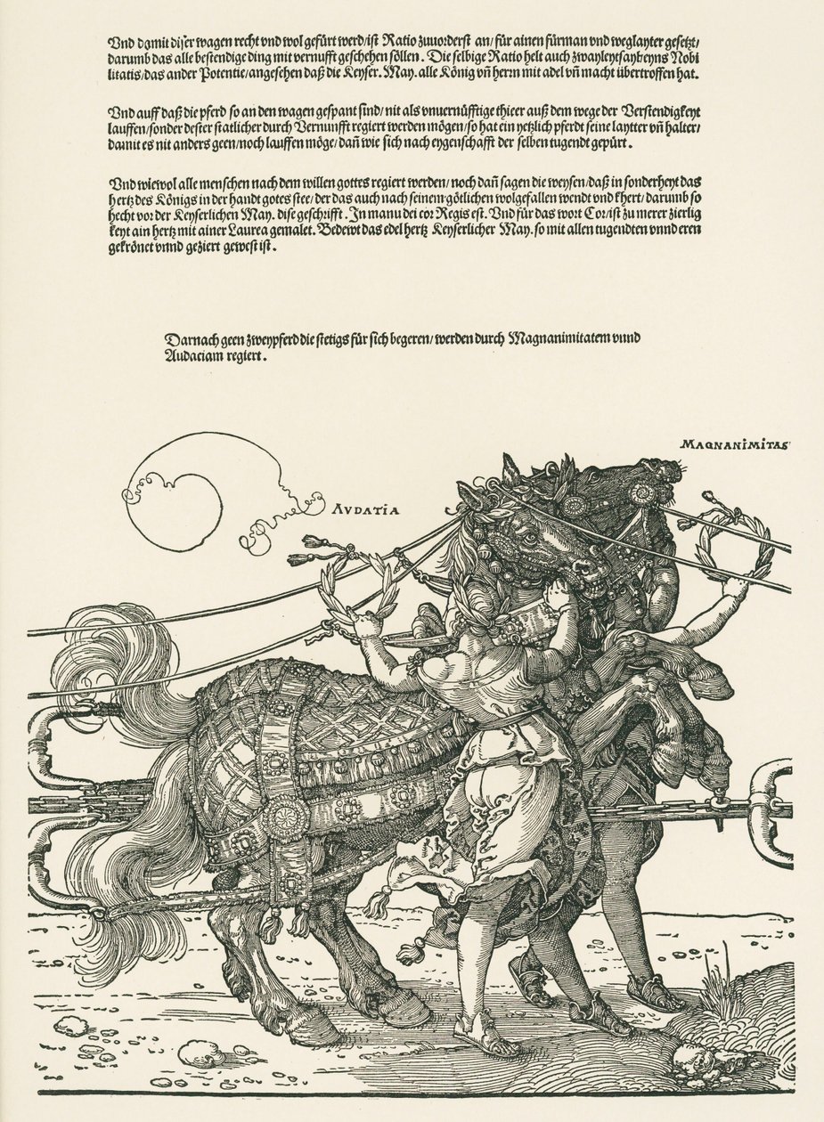 Wielki wóz triumfalny autorstwa Albrecht Dürer or Duerer