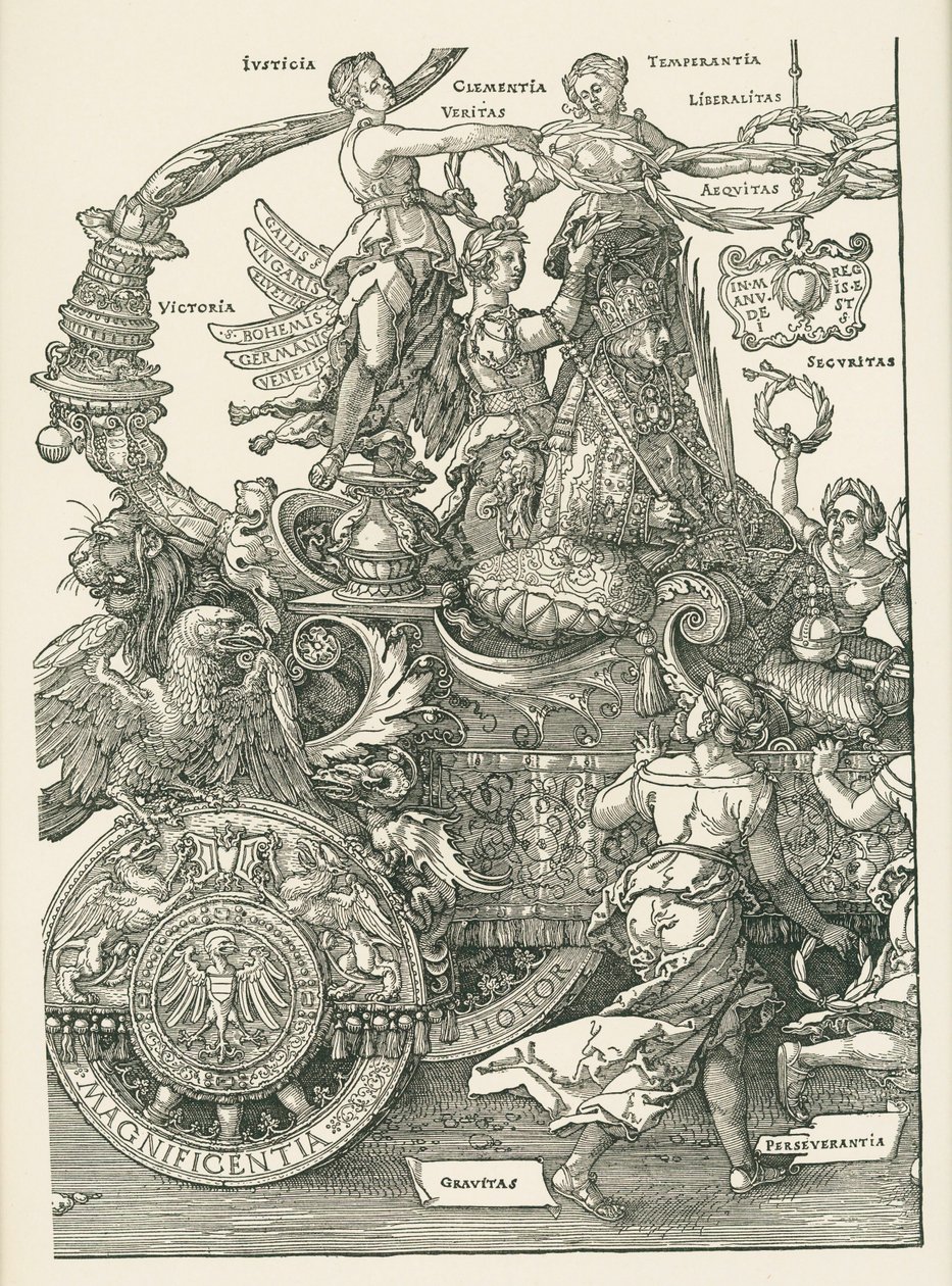 Wielki wóz triumfalny autorstwa Albrecht Dürer or Duerer