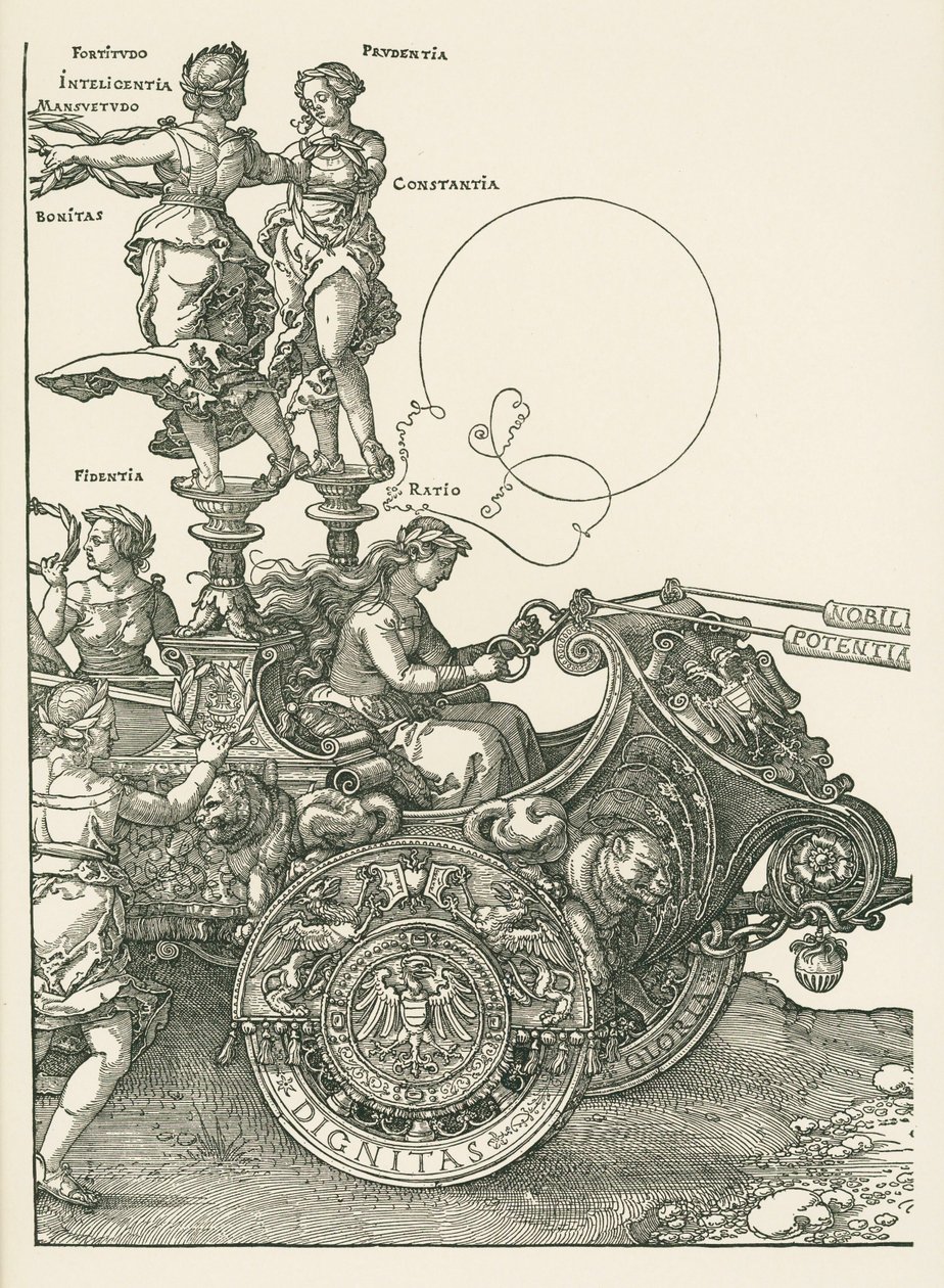 Wielki wóz triumfalny autorstwa Albrecht Dürer or Duerer