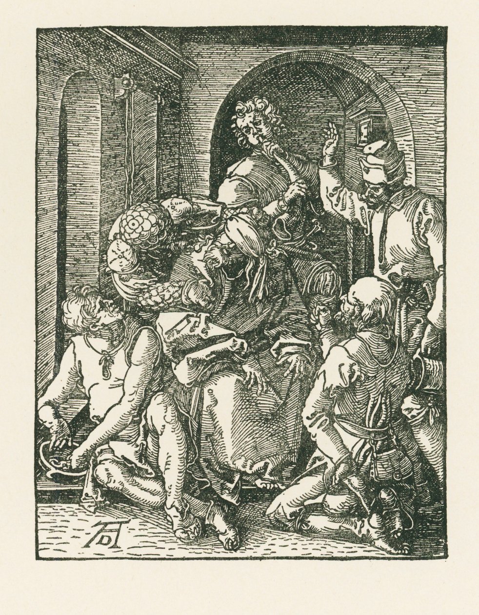 Szyderstwo z Chrystusa, ok. 1508-09 (drzeworyt) autorstwa Albrecht Dürer or Duerer