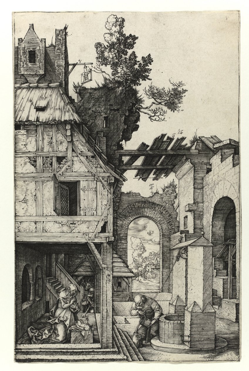 Narodzenia, 1504 autorstwa Albrecht Dürer