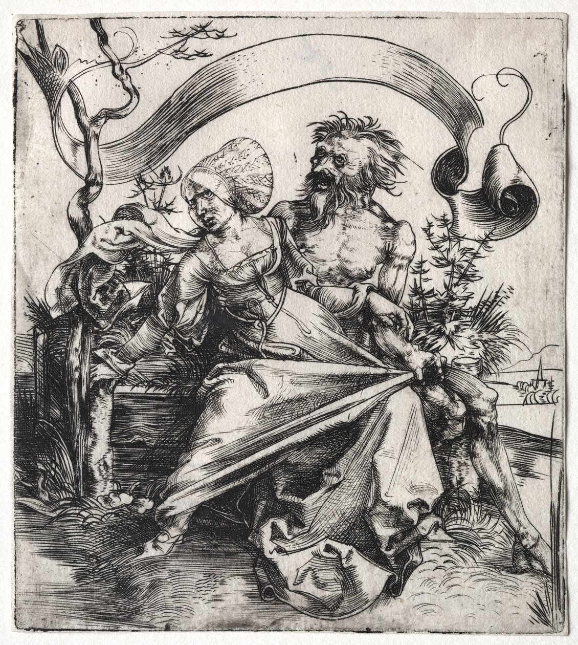 Ravisher, ok. 1900 1495 (ryc.) autorstwa Albrecht Dürer or Duerer