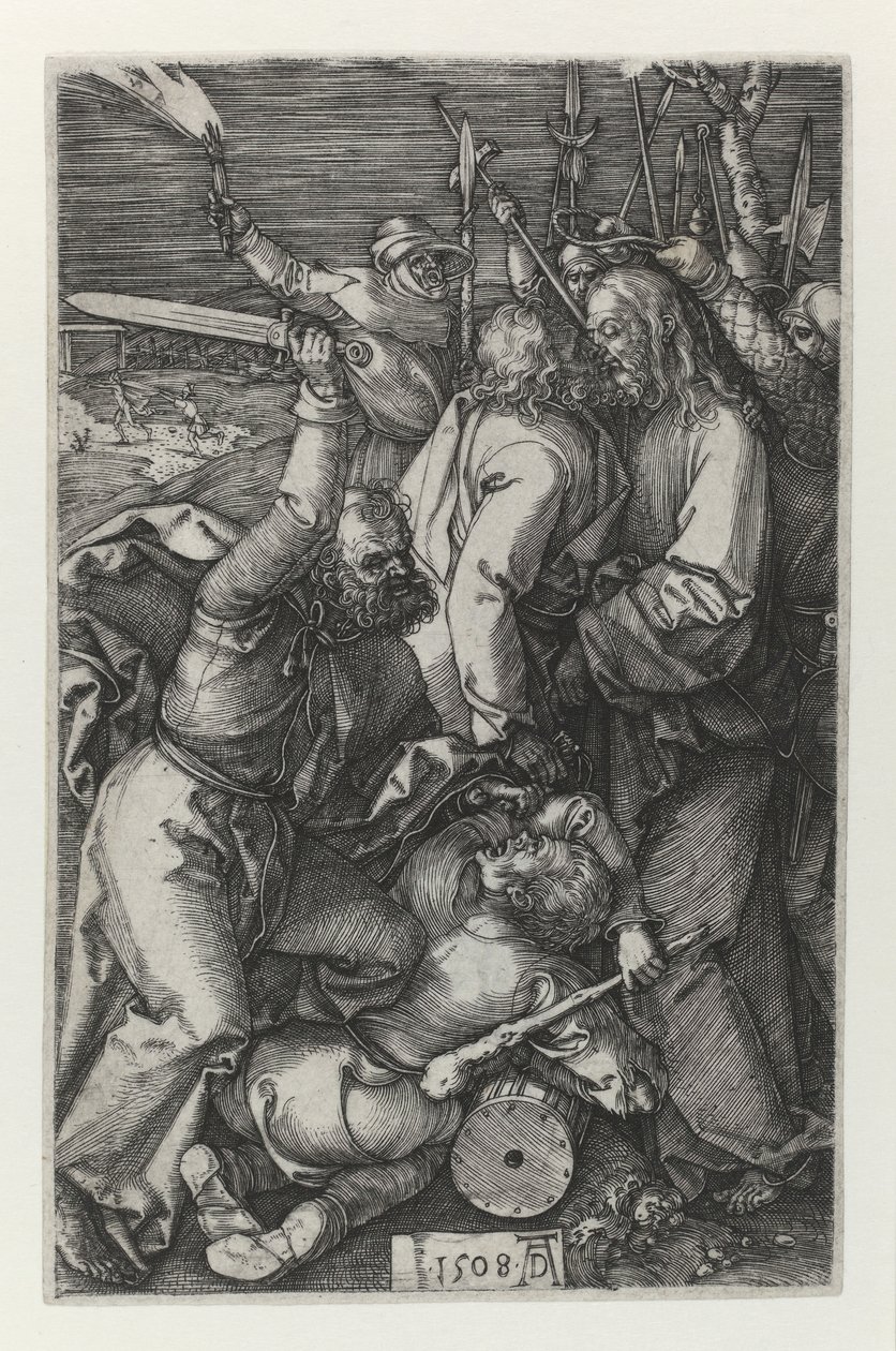 Aresztowanie Chrystusa. 1508 autorstwa Albrecht Dürer