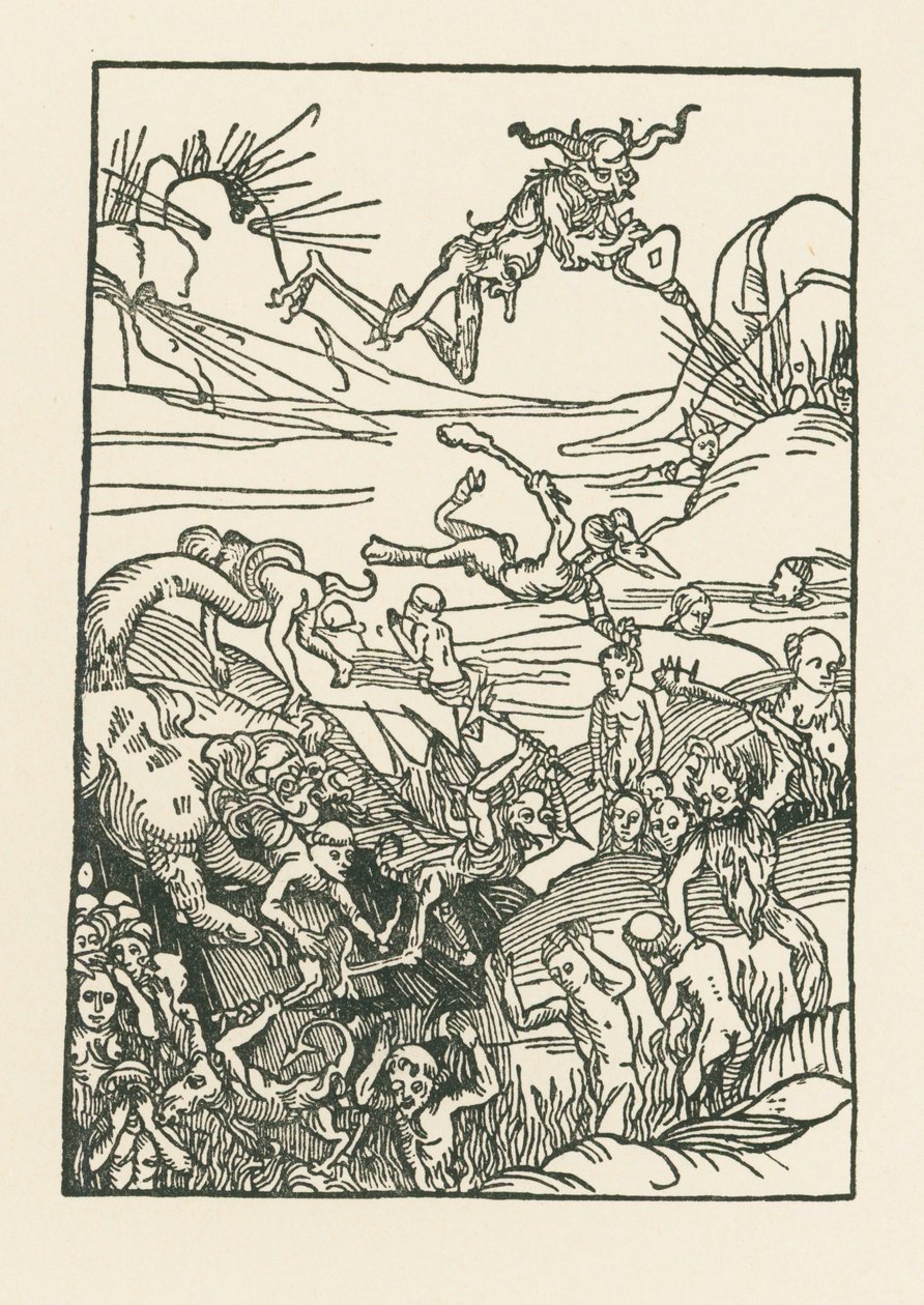 Wieczny lament potępionych autorstwa Albrecht Dürer or Duerer