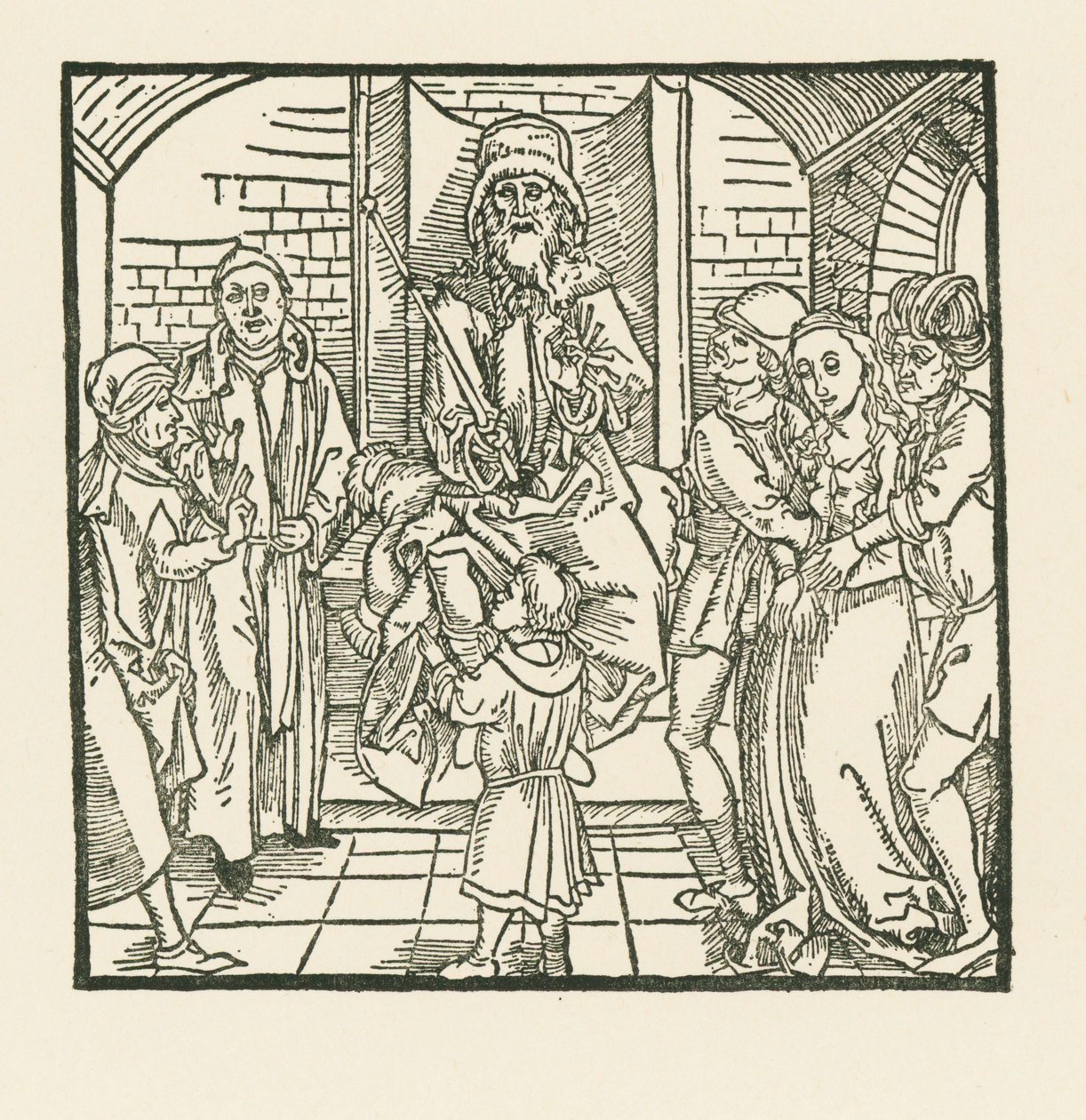 Wyrok Salomona autorstwa Albrecht Dürer or Duerer
