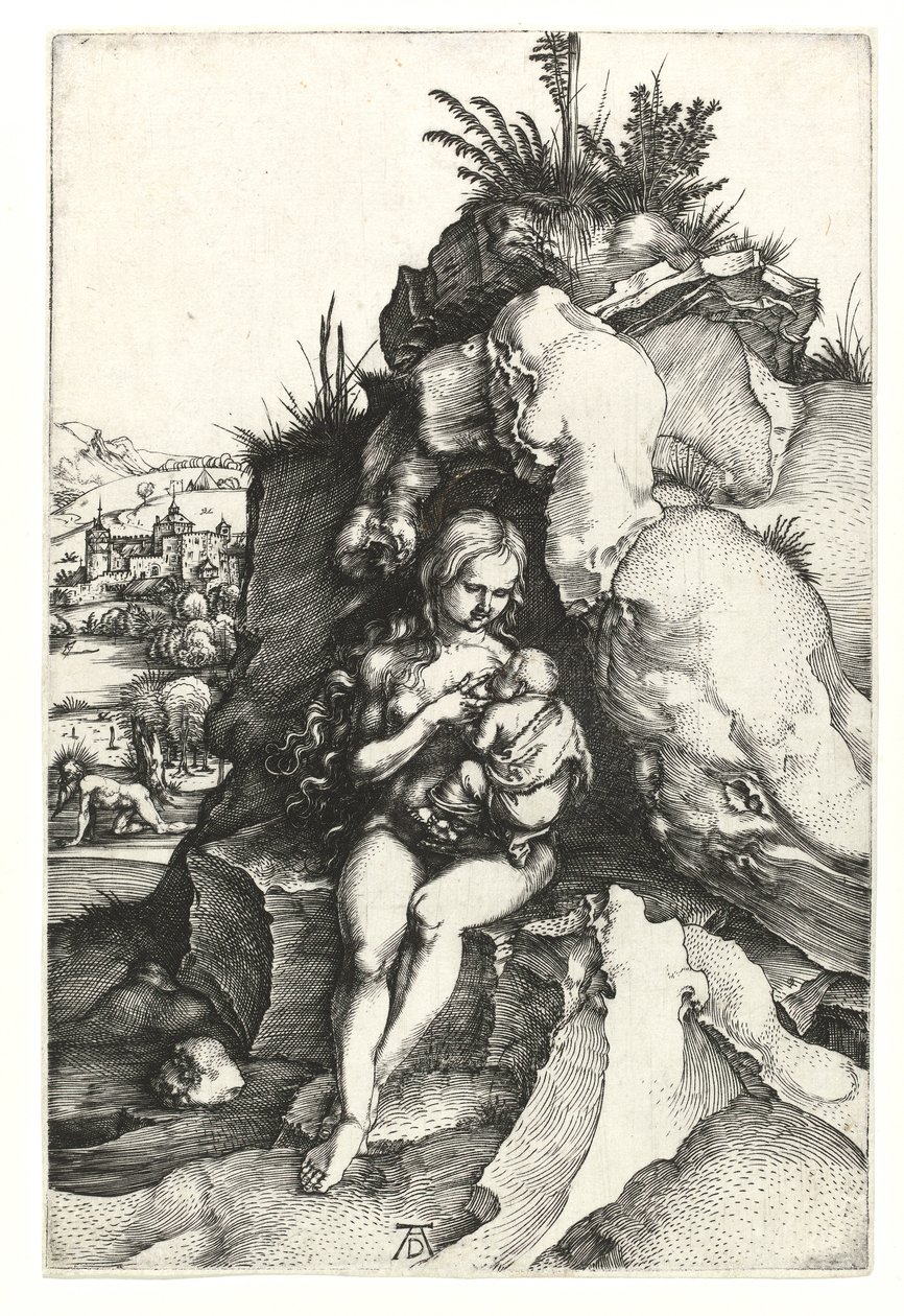 Pokuta św. Jana Chryzostoma, 1496 autorstwa Albrecht Dürer