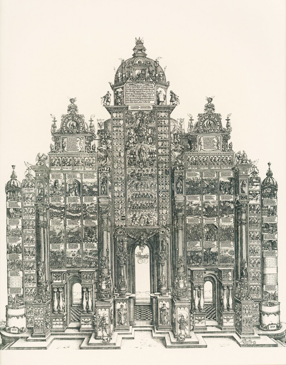 Łuk triumfalny cesarza Maksymiliana I autorstwa Albrecht Dürer or Duerer