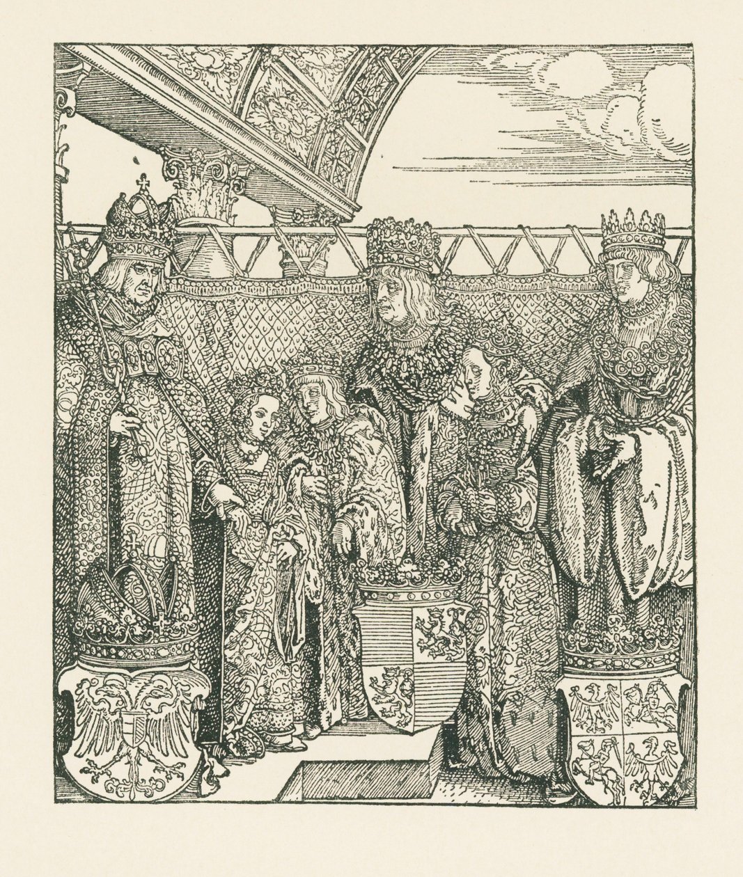 Łuk triumfalny cesarza Maksymiliana I autorstwa Albrecht Dürer or Duerer