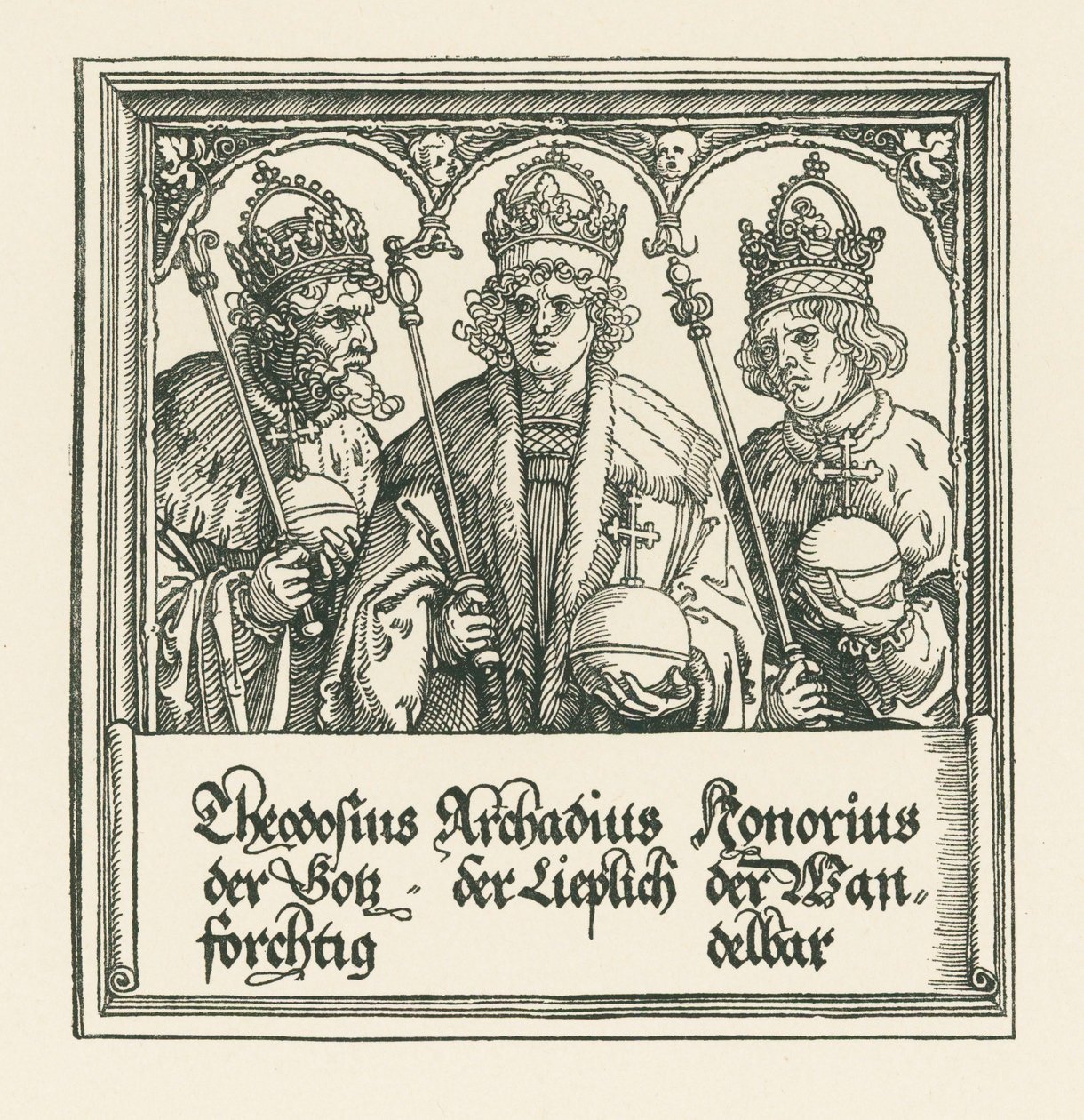 Łuk triumfalny cesarza Maksymiliana I autorstwa Albrecht Dürer or Duerer