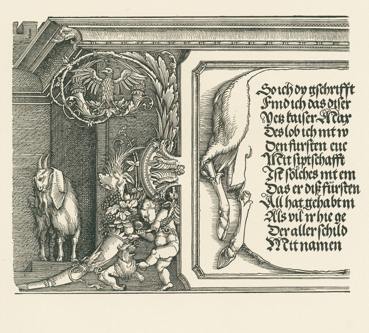 Łuk triumfalny cesarza Maksymiliana I autorstwa Albrecht Dürer or Duerer