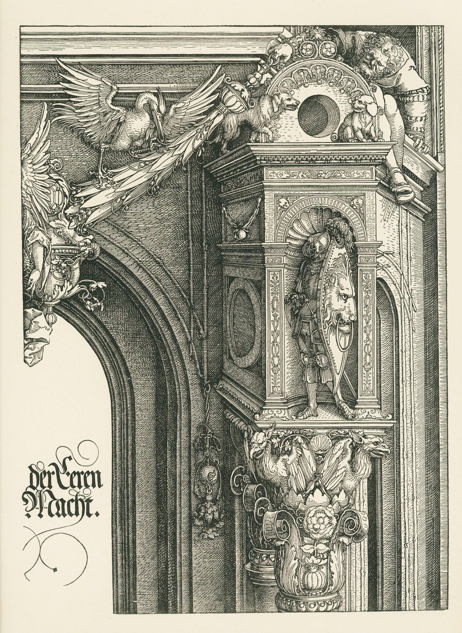 Łuk triumfalny cesarza Maksymiliana I autorstwa Albrecht Dürer or Duerer