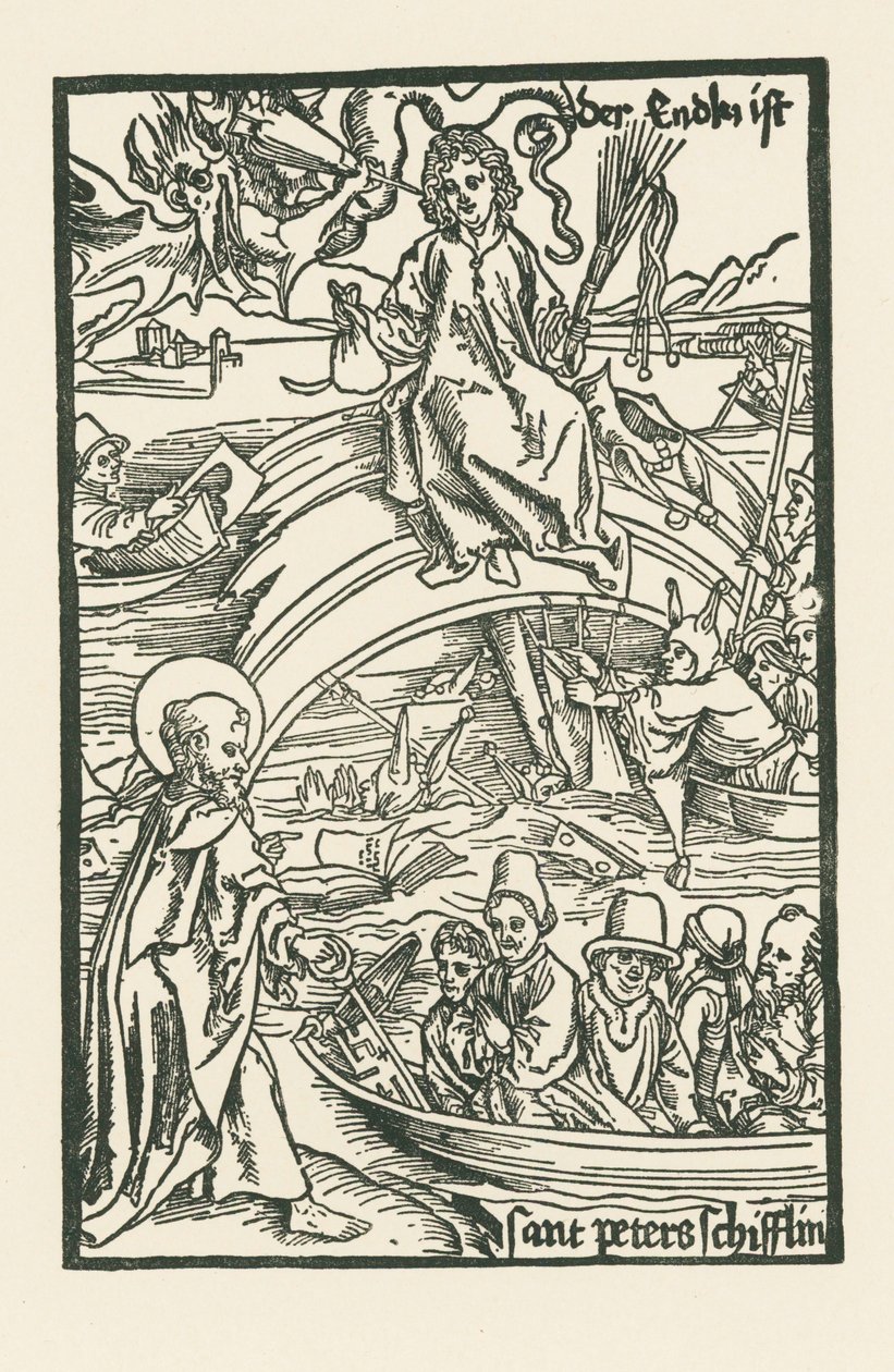 " O pogardzie dla nieszczęścia " autorstwa Albrecht Dürer or Duerer