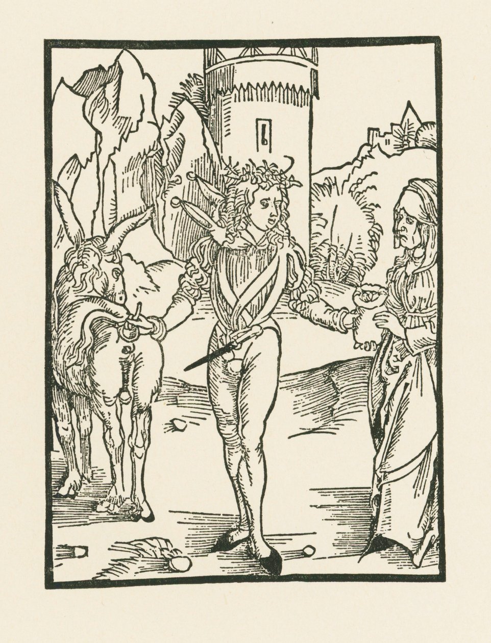 Falowanie przez dobrą wolę autorstwa Albrecht Dürer or Duerer