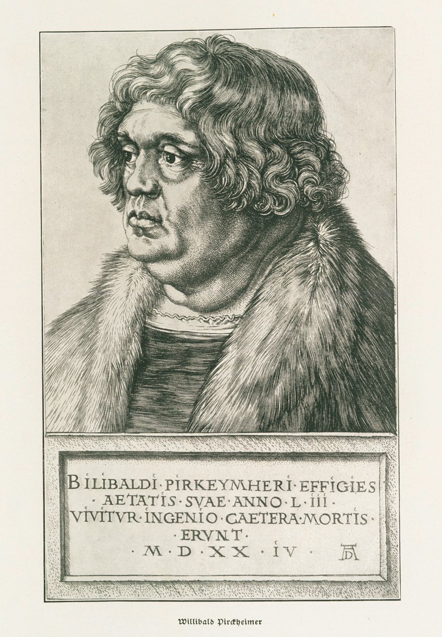Willibald Pirckheimer autorstwa Albrecht Dürer or Duerer