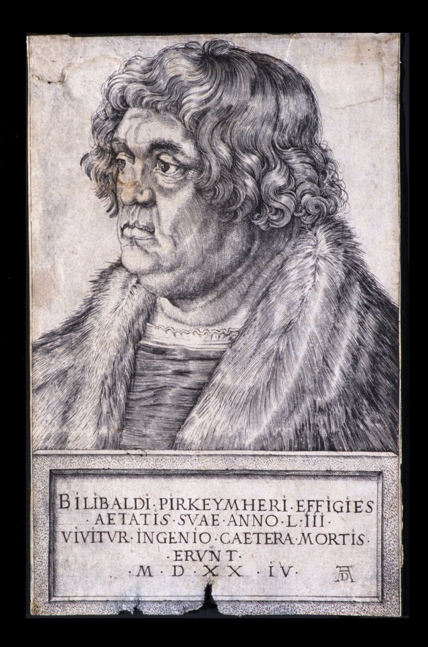 Willibald Pirkheimer autorstwa Albrecht Dürer or Duerer