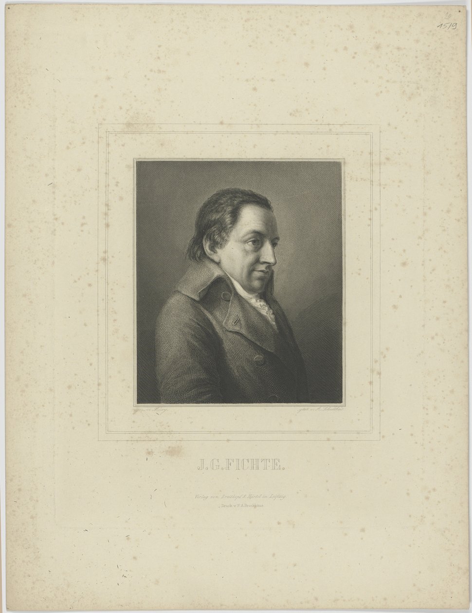 Portret Johanna Gottlieba Fichte 1762-1814. autorstwa Albrecht Fürchtegott Schultheiss