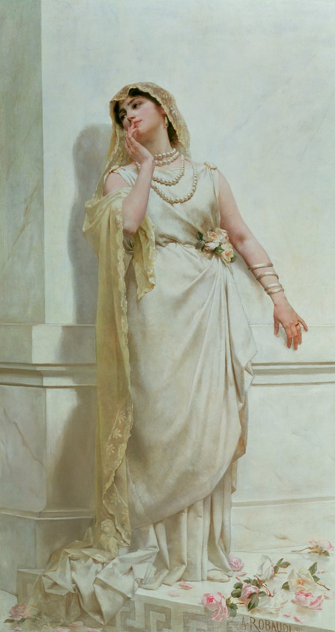 Młoda panna młoda, 1883 autorstwa Alcide Theophile Robaudi