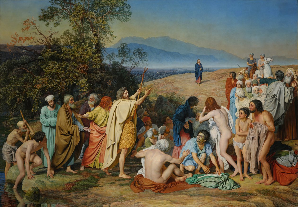Objawienie się Chrystusa ludowi (Objawienie Mesjasza) autorstwa Aleksander Ivanov